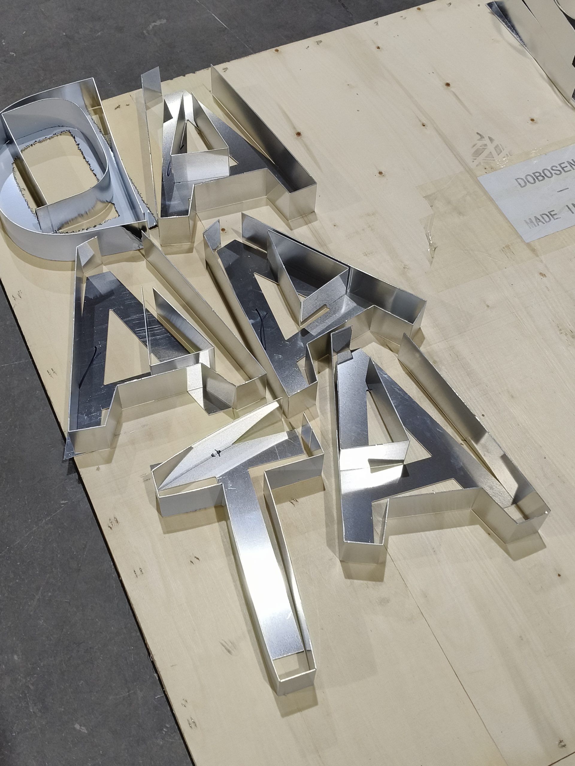 Cajeado de letras