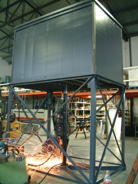 Foso cubos basura
