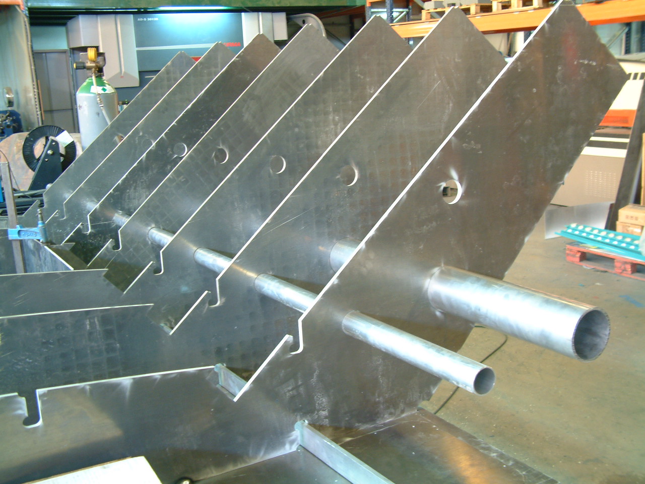Porton en aluminio para embarcación