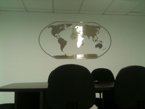 mapa en inox 2 oficina